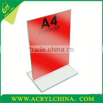 A4 Literature holder A4 sign holder or Desktop sign holder