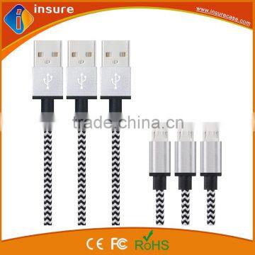 New design metal high quality usb to micro usb cable