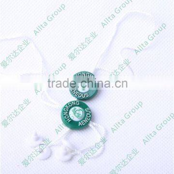 Custom clothing plastic logo embossing seal tag