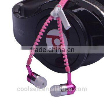 Factory Price of Zipper Earphones High Colorful Zip Earphones Zipper Earphone, Zip Earphone, China Earphone photo-5