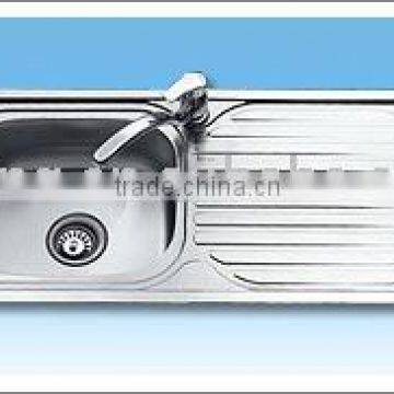 Single bowl one drainer sinks