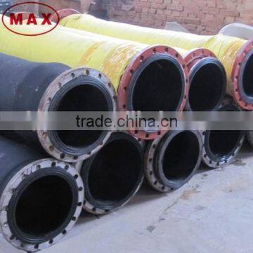 150PSI DN350mm, 400mm, 500mm flange joint flexible hose for dredging