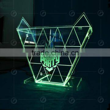 High Quality Night Bar Acrylic LEDRGB Light Table Designs, Night Club dj Facade, Night Bar Booth Night Bar Furniture photo-3