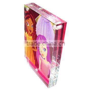Plexi Glass Acrylic Block Photo Frame photo-2