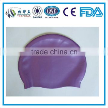 Super flexible silicone swimming cap,adult swimming cap of TP-11