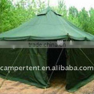 military army refugee tent