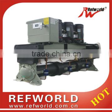 Modular water cooled scroll chiller