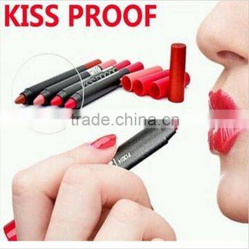 19 color Menow kiss proof lipstick fashion long lasting super hot selling lip pencil wholesale lipstick