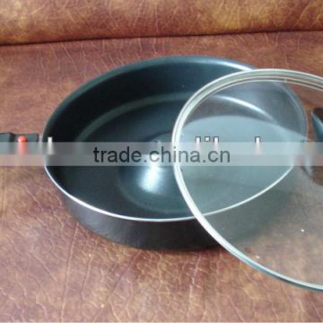 aluminum dry frying pan / dry cooker