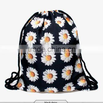 3d Digital Print Mochila Drawstring Bag Unisex Backpacks Aztec Animal Galaxy Monkey Dog Hamster Flower Food photo-5