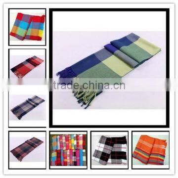 Winter cotton colorful plait large European street towels blankets scarf at stock