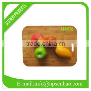 combination of vertical and horizon bamboo cutting board