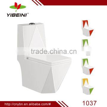 ceramic sanitary ware diamond one piece toilet bowl