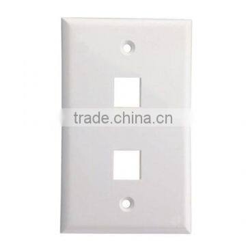 Factory Price High Quality Room Network Multiple Port Faceplate