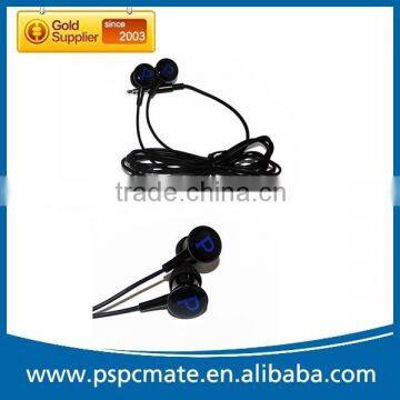 High quality stereo in-ear earphone with PU pouch for promotional gift