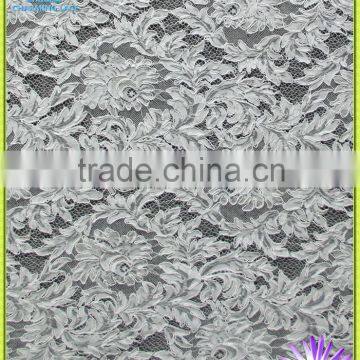 Embroiedered Raschel lace fabric CR014C4