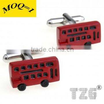 Fashion Stainless Steel Bus Cufflink