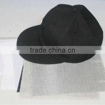 Hight quality adhesive interlining for cap