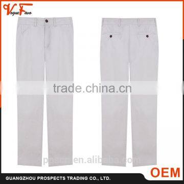 New product supply white fashion style OEM custom design available 100% cotton new pants men