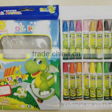 2015 Factory direct sale 24 color crayon oil pastel china stationery market