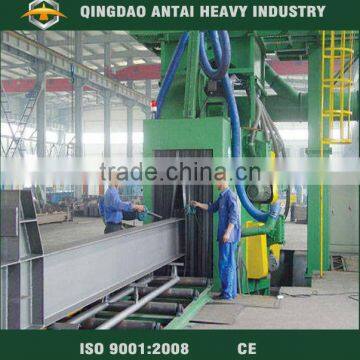 Q69 h-beam shot blasting machine for cleaning H beam