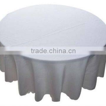 Terrific 120 round table cloth, polyester table cloth for hotel