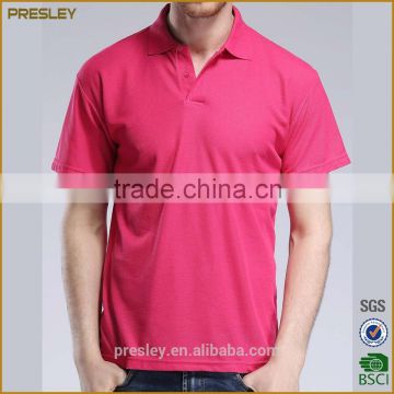 OEM China t shirts plain dyed blank new design men polo t shirt import