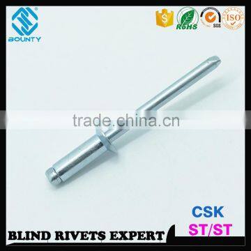 ISO 15980 STEEL BODY STEEL MANDREL COUNTERSUNK STEEL BLIND RIVETS