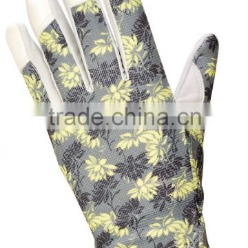 Synthetic Leather Palm, Garden gloves, microfiber glove, women's garden gloves