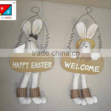 Handmade Easter Bunny Door Hanging Decoration Drop shipping