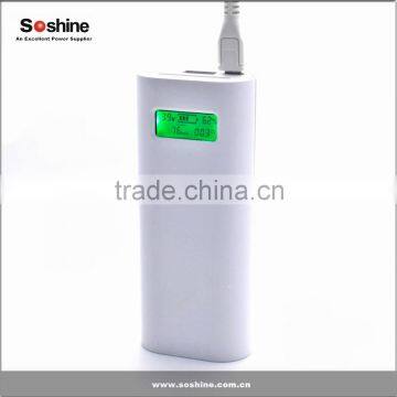 Soshine E4S 18650 battery Portable 5200mAh Power Source Bank w/ Micro USB Cable for IPHONE + More