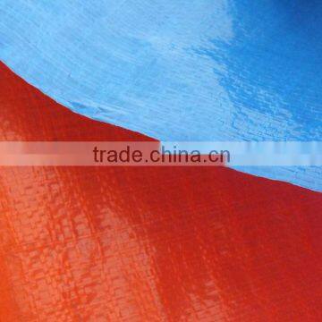 Waterproof Plastic Blue Orange Poly Tarps Direct Cheap Tarpaulin Manufacturer