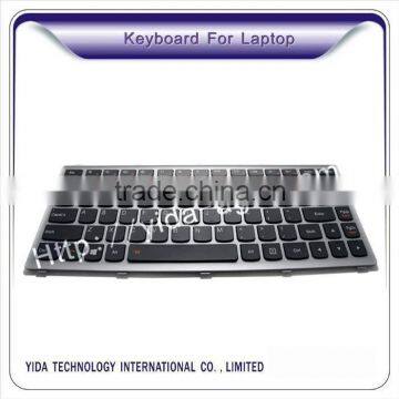 US Layout Laptop Keyboard for Lenovo Z400 Laptop Backlit With Frame photo-2