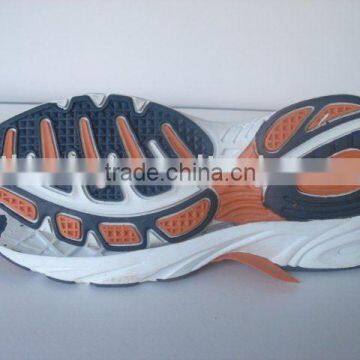 new hot sale black white orange women/men TPR sole