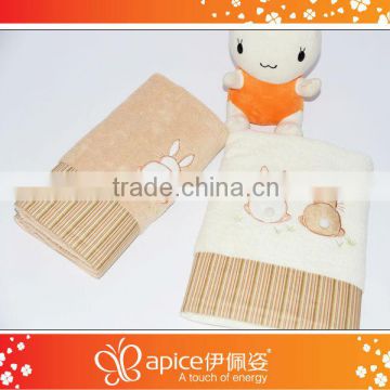 cotton embroidery terry bath towel fabric cloth