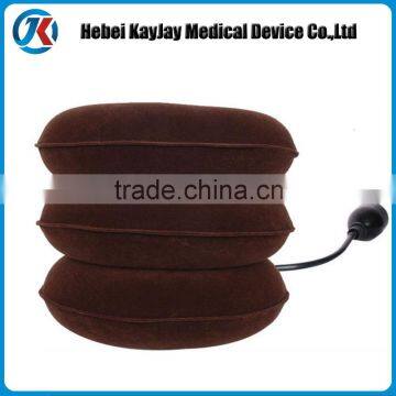China Supplier Comfortable Amd Adjustable Three Layer Air Inflatable Cervical Neck Traction