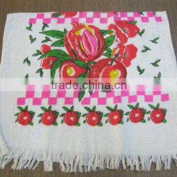 100% cotton printed tea towel/kitchen towel