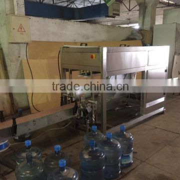 Finished product packing machine/5gallon bottle PE film packing machine