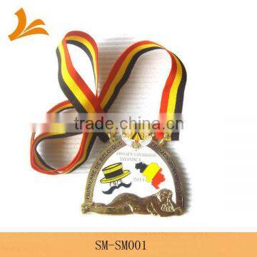 SM-SM001 Ribbon 3D Metal Medallion