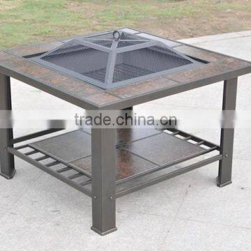 30inch Garden Table With Fire Pit Center