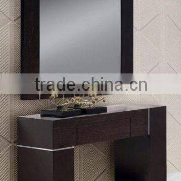 Console table with mirror living room