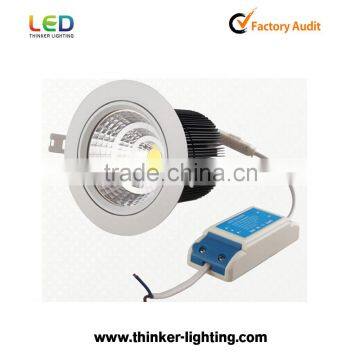 High CRI recessed COB downlight 40W best price With CE&Rohs led downlight