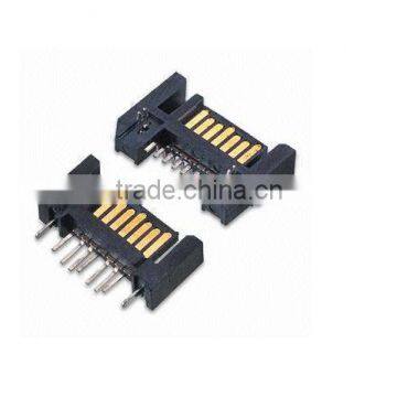 PCB connector SATA socket with wire ---- 22Pin DIP type