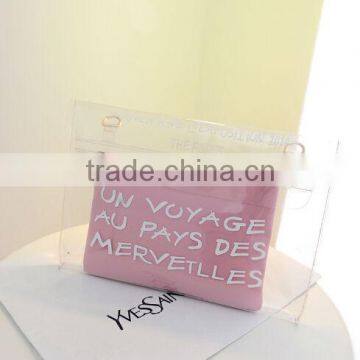 2015 New Arrival Brand transparent pvc beach bag BY0880461