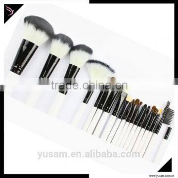 White color 19 pcs personalized makeup brush kit