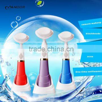 Automatic facial massage brush