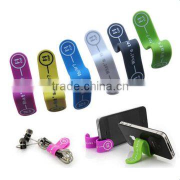 Silicone mobile cell phone stand, Promotional Silicone mobile phone stand, PTP038