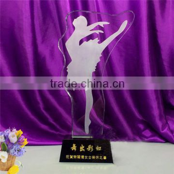 Prize item k9 crystal gift dancing trophies                        
                                                Quality Choice