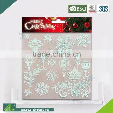 BSCI factory audit Christmas 3D Eco-friendly decorative removable luminous star stickers