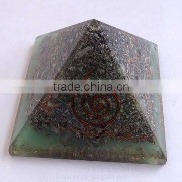 Metal Orgone Chakra Energy Pyramid | Orgonite Metal Pyramid | Spiritual Healing Crystals